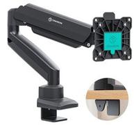 ONKRON Support Ecran PC Bureau 13-32 Pouces, Pied Ecran PC jusqu'à 10 kg, Porte Ecran PC Inclinable Pivotant VESA 75x75 - 100x100, G80-B Noir Noir G