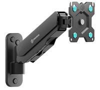 ONKRON Support Ecran PC Mural pour 13" - 34" Moniteur & TV, Bras Ecran PC Poids de 8 kg, Support Mural Ecran PC VESA 75x75-100x100, Bras Articulé Écran, Support Écran Ressort à Gaz Noir G120-B