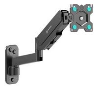 ONKRON Support Mural TV pour 13-34 Pouces, Bras Écran PC jusqu'à 8 kg, Porte Ecran PC Murale, VESA 75x75 & 100x100, Support Mural TV Inclinable Pivotant Rotatif Noir G150-B