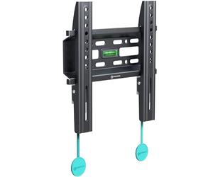 ONKRON Support Mural pour téléviseur 17" - 43" jusqu'à 30 kg et VESA Max 200 x 200 - FM1 Noir