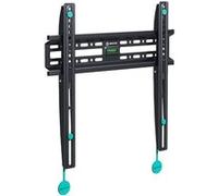 Support Mural TV Fixe 32 - 65 TV Plat & Incurvée, Poids jusqu'à 50 kg - Fixation Murale TV VESA 75x75 - 400x400 mm/Porte TV Mural FM2 Noir