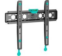 ONKRON Support Mural TV Fixe pour 32-65 Pouces TV & Ecran, Fixation Fixe jusqu'à 56 kg - Accroche Television Mural avec VESA 75x75 - VESA 400x400 mm/Extra Plat FM5-B Noir