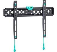 ONKRON Support Mural TV Fixe pour 43-85 Pouces, jusqu'à 68 kg, VESA 75x75 à 600x400, Support TV Extra Plat FM6-B Noir Noir G