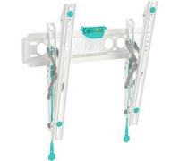 ONKRON Support Mural TV Inclinable pour 32 - 70 Pouces Ecran & TV, Support Mural TV Extra Plat Poids de 60 kg-VESA 75x75 - VESA 400x400 mm/TM5-W Blanc Blanc G