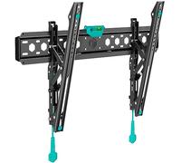 ONKRON Support Mural TV Inclinable pour 43" - 85", Fixation Murale, Poids de 68.2 kg - Accroche Mural Inclinable VESA 75x75 - VESA 600x400 mm/Support Mural TV Extra Plat TM6-B Noir