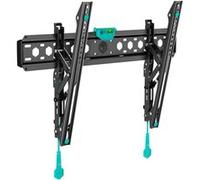 ONKRON Support Mural TV Inclinable pour 43-85 Pouces, jusqu'à 68 kg, Fixation VESA 75x75 à 600x400, Extra Plat TM6-B Noir Noir G