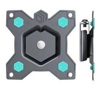 ONKRON Support Mural TV Rotatif 360 pour 10" - 35" TVs & Ecrans, Fixation TV Murale Rotation Poids de 20 kg - Support TV Mural Orientable 360° VESA 75x75 & VESA 100x100/Accroche TV Mural R1-B Noir