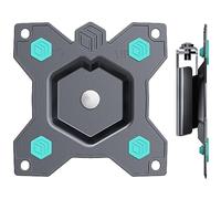 ONKRON Support TV Mural 10""-35"", Fixation Murale avec Rotation 360°, VESA 75x75-100x100, jusqu’à 20 kg, R1-B Noir