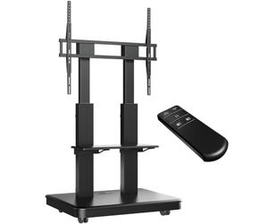 ONKRON Support TV Motorisé 50"-120", 120 kg, Max VESA 900x800, TS2811E-B | Support TV électrique, hauteur réglable par télécommande jusqu’à 10 m, gestion des câbles, conférences & enseignement, noir