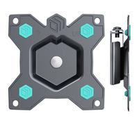 ONKRON Support TV Mural 10""-35"", Fixation Murale avec Rotation 360°, VESA 75x75-100x100, jusqu’à 20 kg, R1-B Noir