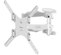 ONKRON Support TV Mural 37""-70"", Bras TV jusqu'à 36 kg, VESA 100x100-400x400, Inclinable et Pivotant M5-W Blanc