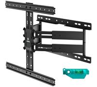 ONKRON Bras TV Mural Articulé pour 32-90, jusqu'à 40 kg, VESA 200x200 à 600x400 mm, Support Orientable et Inclinable SM2-B Noir Noir G
