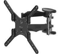 ONKRON Bras TV Mural Articulé pour 37" - 70" TV, Support TV Mural Poids de 36,4 kg - Accroche Television Mural VESA 100x100-400x400/Support Television Mural Pivotant Inclinable Orientable M5-B Noir