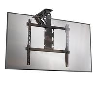 ONKRON Support TV Plafond Motorisé pour 50-75 Pouces Téléviseur Jusqu’à 40 kg, Support Tele Motorisé VESA 200x200-600x600, Accroche Tele Electrique, Fixation Television sous Pente Noir N3LE-B