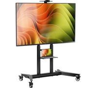 ONKRON Support TV roulettes 55-90 Pouces, 75 kg, Max VESA 800x600, TS1871-B