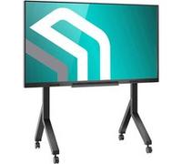ONKRON Support TV roulettes pour 70-110 Pouces Écrans Interactifs & TVs, Meuble TV sur roulettes Poids jusqu'à 120,5 kg - Pied TV Roulette Max VESA 1000x800 / Ecran Mobile sur Pied TS2081-B Noir
