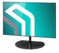 Onkron Pied TV pivotant PT2-B – 32–65 pouces, jusqu'à 35 kg, VESA 100x100–400x400, verre trempé Noir