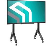 ONKRON Support TV roulettes pour 70-110 Pouces Écrans Interactifs & TVs, Pied Television Mobile Charge Max 125 kg, Support TV sur Pied Max VESA 1000x800, Chariot Tele roulettes Noir TS2081-B