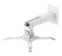 ONKRON Support Vidéoprojecteur Plafond 10 kg, Inclinable, Pivotant, K3A-W Blanc Blanc