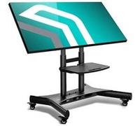 Onkron ts1380 pied mobile inclinable pour tv ou écran tacticle de 50 à 83 pouces noir Noir G