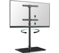 Support TV Pied pour Ecran 30-60, Universel jusqu'à 41 kg - Télévision Portable Pied Max VESA 400x400 / Hauteur Réglable 108° TS5065-B Noir