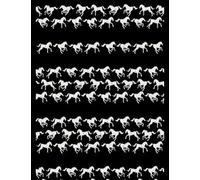 ONLALMA Life Poly S/S Col V Top AOP, Noir/AOP : 582 Pure Horse Run, XL