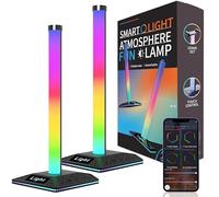 ONLAMP Barre LED Gaming avec Support Casque, Synchronisation Sonore & Touch Controll Ultra Pratique, Effets RGB Dynamiques, Idéal pour Bureau & Setup Gamer & Streaming