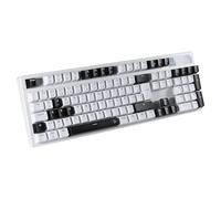 ONLAN - CA-350-Yang W - Clavier Gamer étendu - sans Fil Bluetooth & 2.4Ghz- Mécanique Switch Rouge - Anti ghosting Complet N-Key Rollover