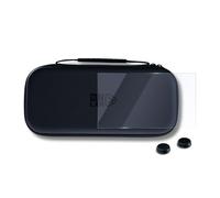 ONLAN S2-P STARTER PACK Sacoche de transport Nintendo Switch 2 Coque Antichoc 10 emplacements cartouche de jeux Protection écran pour Nintendo Switch 2 - Écran de verre trempé - Appuis pouces