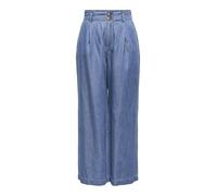 ONLY Bj Onlbea Hw Wide Cropped DNM année de Construction, Denim Bleu médium, L / 32L Femmes