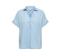 Onlcharis Life T-Shirt à Manches Courtes WVN CC, Bleu Jeans Clair, S