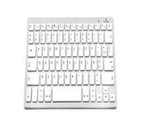 Onlee Color - Clavier - compact - sans fil - 2.4 GHz - AZERTY - Français - bleu, gris, blanc