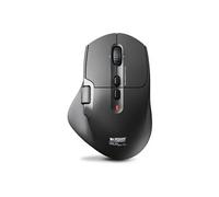 Onlee Pro Dual - Souris - ergonomique - with fast scroll wheel - 10 boutons - sans fil - Bluetooth 5.2, 2.4 GHz - récepteur sans fil USB