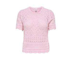 Onlelke Life SS Structure O-Neck KNT Nca, Romance Rose, XL