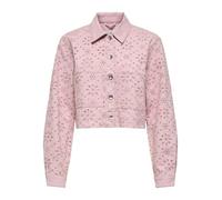 Onlelsa OTW Veste Courte au Crochet, Mauve, x_s