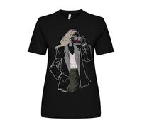 Onlemma Life Reg S/S Lady Top JRS, Noir, XL