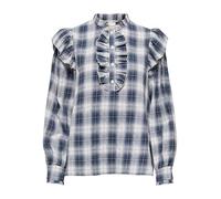 Only Blouse femme Figa Flounce Bleu Taille M