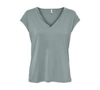 Onlfree Life S/S Mod.V-Neck Top JRS Noos, Bleu foncé, S