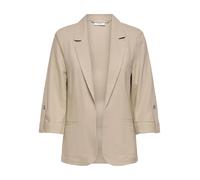 Onlgoa 3/4 Unline Linen BL Blazer CC TLR, Beige, 44