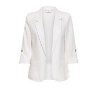 Onlgoa 3/4 Unline Linen BL Blazer CC TLR, Cloud Dancer, 44