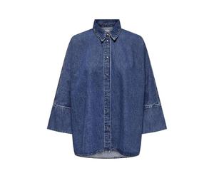 Onlgrace Cro Noos T-Shirt 3/4 DNM, Denim Bleu médium, XL