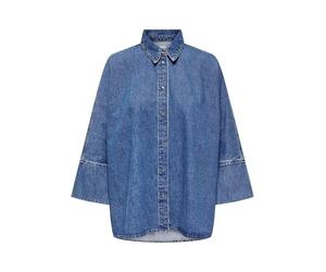 Onlgrace Cro Noos T-Shirt 3/4 DNM, Denim Bleu médium, XS