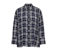 ONLY Chemisier 'ONLGrace' bleu marine / rouge / blanc, Taille M