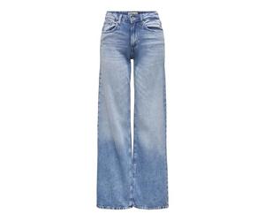 Onlhope Tai194 Noos Pantalon Taille Basse Large DNM, Bleu Denim Clair Moyen., 26W x 30L