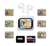 Onli - Ecouteurs ANC & ENC avec écran Tactile ON1009W - Bluetooth 5.3, Ecouteurs 4h, Total 22h, portée 10m