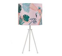 ONLI Lampe Grande Flamingo Trepieds, Blanc, Rose, Vert