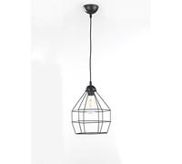 onli Spider Lampe à suspension style industriel Ø 25 x h 120cm Noir