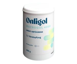 Onligol Macrogol 4000 - Aide douce et efficace en cas de constipation et de constipation - Avec macrogol 4000 - Sans additifs ni sucre, 400 g de poudre