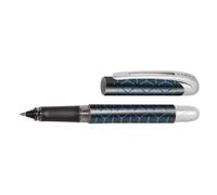 ONLINE 12511/3D Stylo roller College Black Style Blue, Magic Ball Technik, pour cartouches d'encre standard