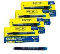 ONLINE® 17026 ONLINE® 17026 Tintenpatronen für Füller königsblau 20 St.